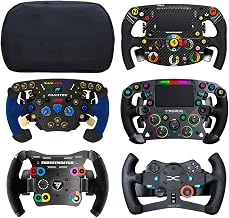 Qualicapas Capa Protetora para Add-On F1 Retangular Logitech Thrustmaster Fanatec Moza Racing Simulador Gamer até 28cm de Diâmetro