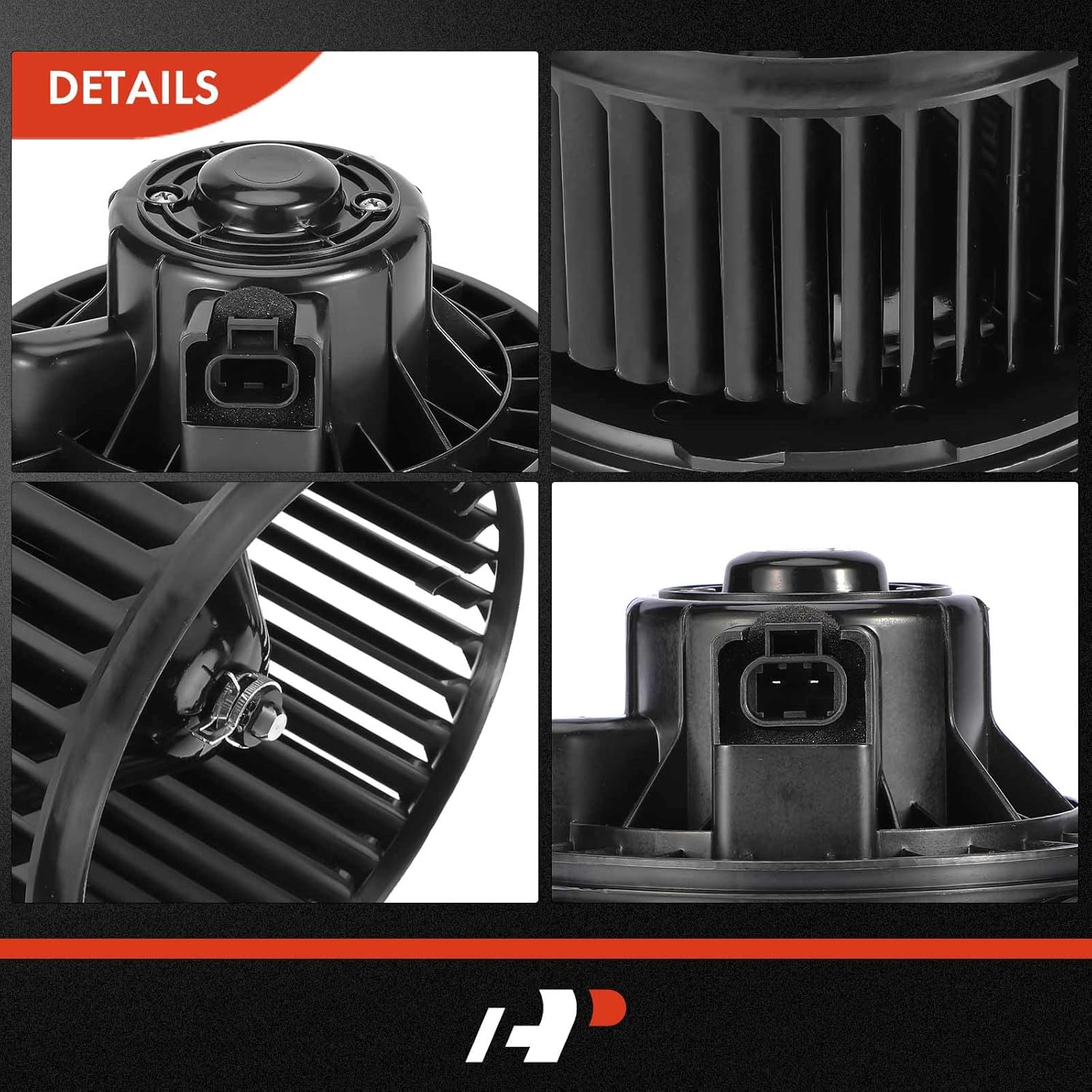 A-Premium HVAC Heater Blower Motor and Resistor Assembly Compatible with Chevrolet, GMC and Cadillac Vehicles - Silverado 1500/1500 HD, Tahoe, Sierra 1500 HD, Sierra 2500, Yukon - Front Side, 2-PC Set