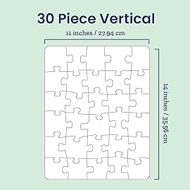 Photo Puzzle, Pet, Wedding, Family Reunion Puzzle | 30 Piece, Custom Jigsaw Puzzle for Adults (Vertical/Portrait) | 11 x 14 | I See Me!