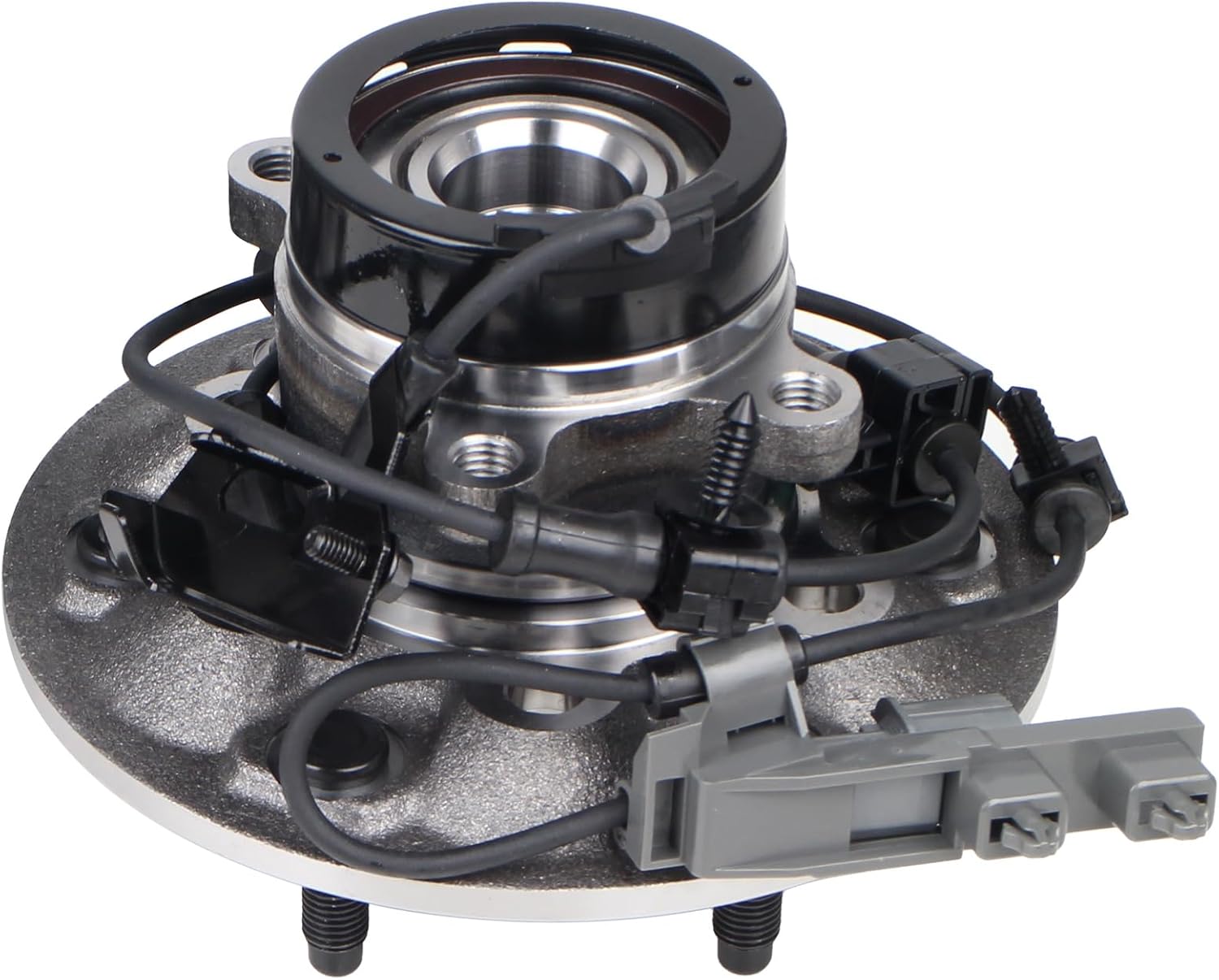 KUSATEC 515110 Front Left Wheel Bearing and Hub Assembly Compatible with 2004-2008 Chevy Colorado, GMC Canyon, 2006 Isuzu i-350 2007-2008 i-370, 6 Lug Bolts w/ABS