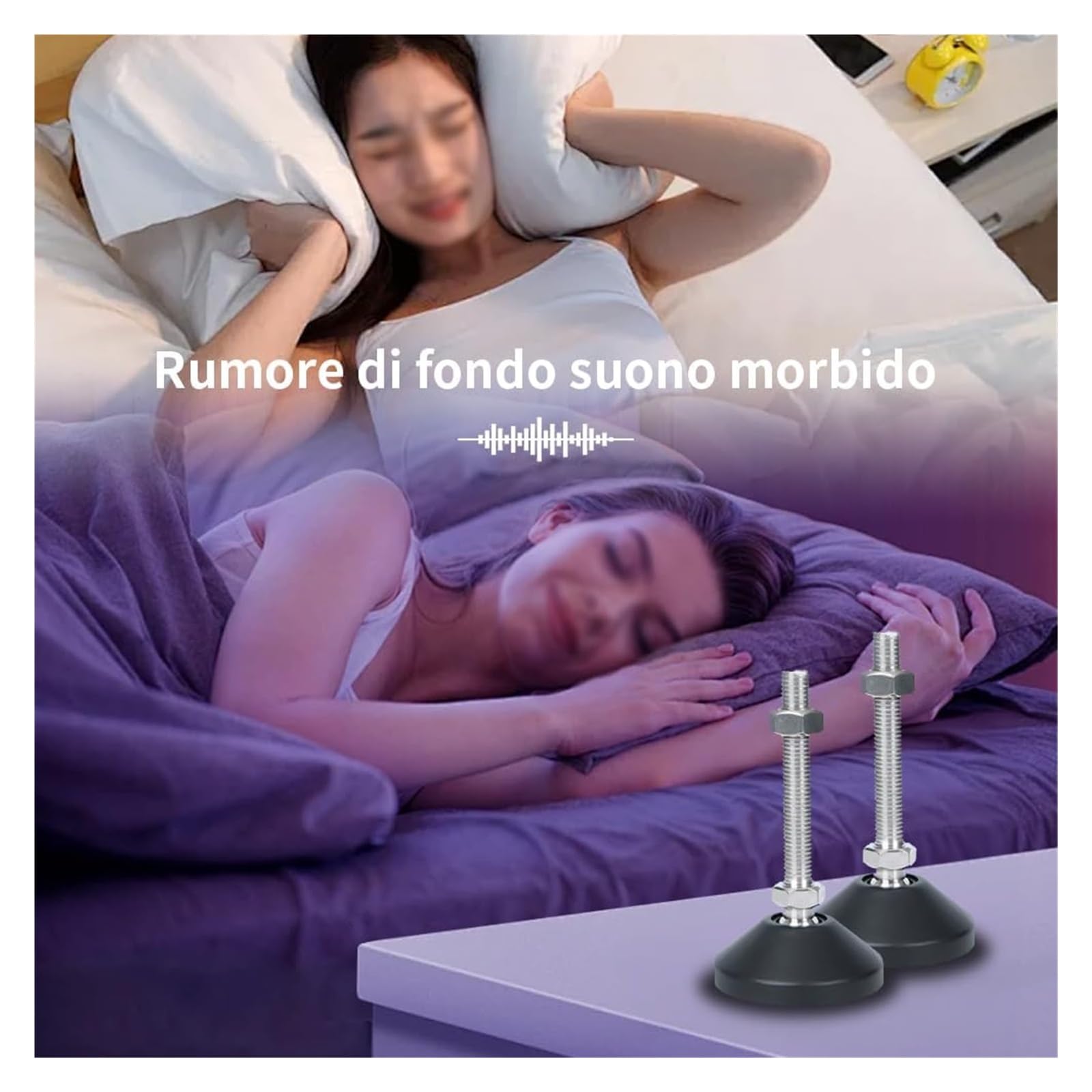 Pie nivelador de tornillos for muebles, 4 piezas M8, niveladores roscados ajustables, niveladores de muebles giratorios antideslizantes, pies niveladores de maquinaria de alta resistencia for banco de