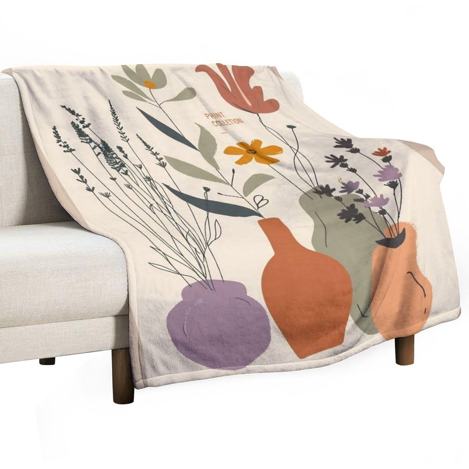 YHGSREUOH Flower-Market-Stockholm_02 Flannel Blankets Fleece Soft Throw Lightweight Plush Gifts for Couch, Bed, Cozy Sofa Plush, Chair, Lovers 80x100cm(30x40in)