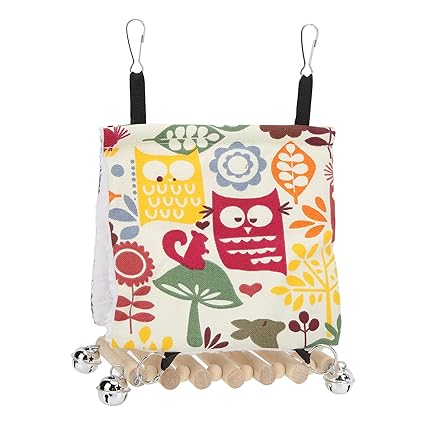 Hanging Tent, Hanging Hammock Comfortable Warm Windproof with Bell for(Color Forest)