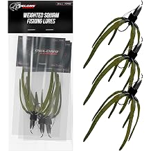 Delong Lures - The Squirm Fishing Lures - Ultimate Bass Fishing Kit - Weighted Jigs for Freshwater & Saltwater, Large Swimbait Lures - Made in USA