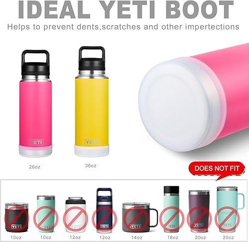 Miniatura 5 de Funda de silicona para botellas de agua YETI, Owala, bota inferior para YETI de 26 36 onzas, funda de bota para Owala de 32 onzas, accesorios para