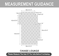 Vista 4 de Genina Funda de Sofá en Forma de L, Fundas de Sofá Seccional con Chaise, Impermeables Lavables Fundas de Sofá para Chaise Lounge en Forma de L