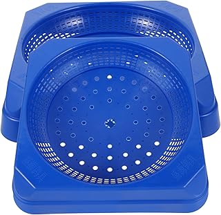 BCOATH 2 Pçs Pombal Quadrado De Plástico Respirável Pombal Azul