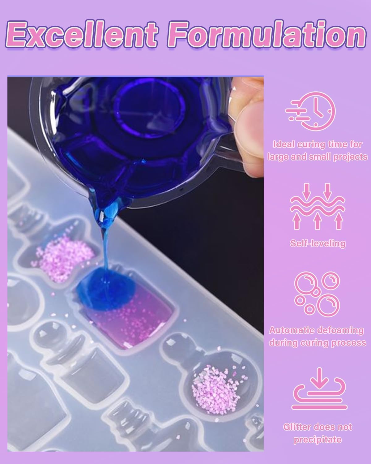 ButiResin Żywica UV, 1000 g, przezroczysta żywica UV, szybkie utwardzanie, krystalicznie czysta, bezwonna, niska lepkość i twarda, zestaw z żywicy UV do samodzielnego wykonania biżuterii, odlewania i