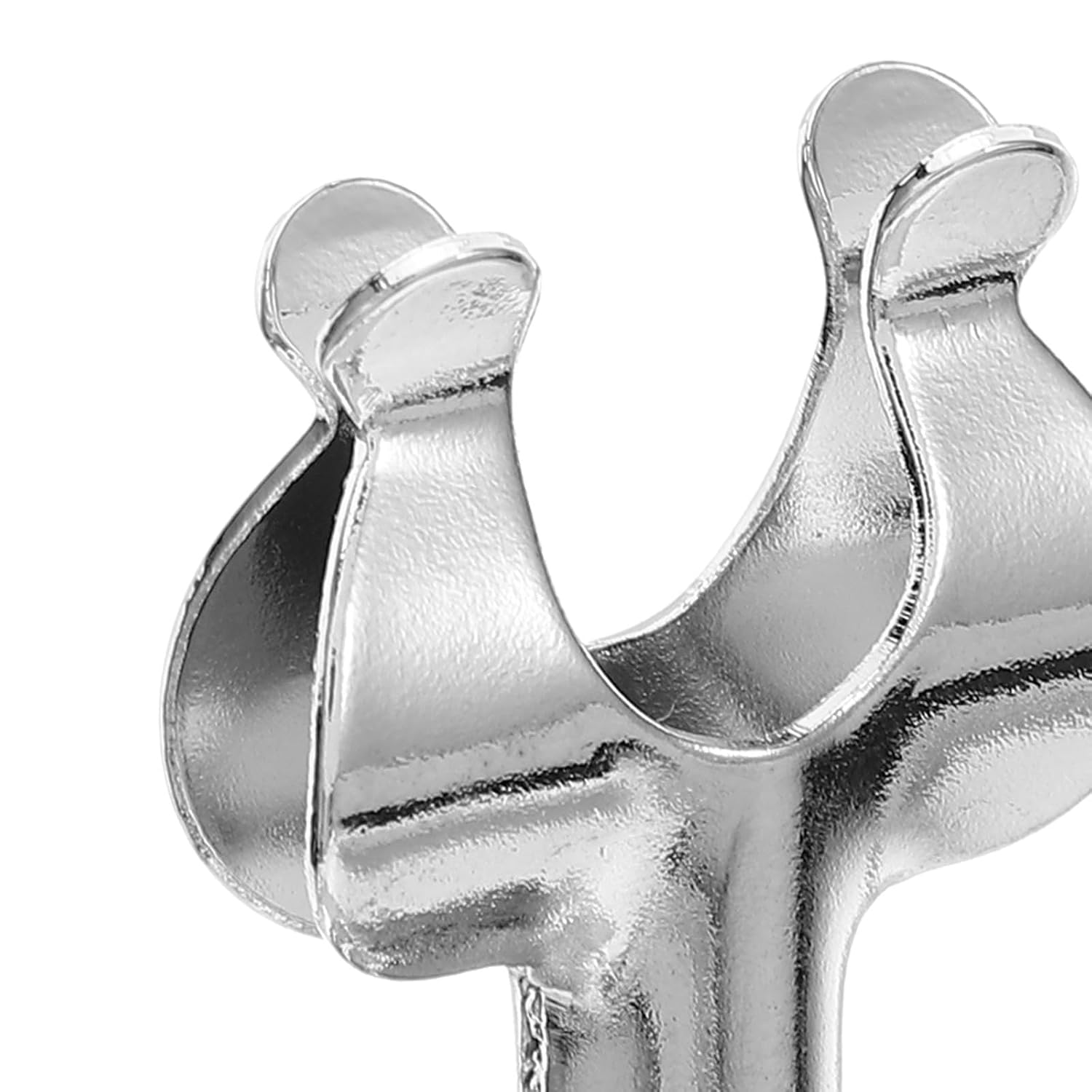 3Pcs Stainless Steel Menu Stands Tabletop Holders for Restaurant Display | U-shaped Threaded Design, Silver Finish, Holds Larger Cards, for Banquet and Birthday Party Table Settings