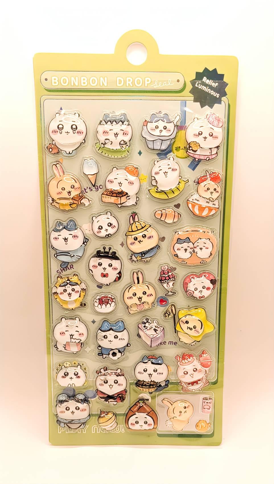 Amazon.co.jp: Drop ボンドロ ステッカーシート 4枚セット、かわいい