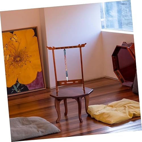 Miniatura 8 de Cabilock 1 unids Vintage Simple Bamboo Brush Colgante Pen Holder Creative Pen Rest para estudiantes (cepillo de bambú dragón colgante)