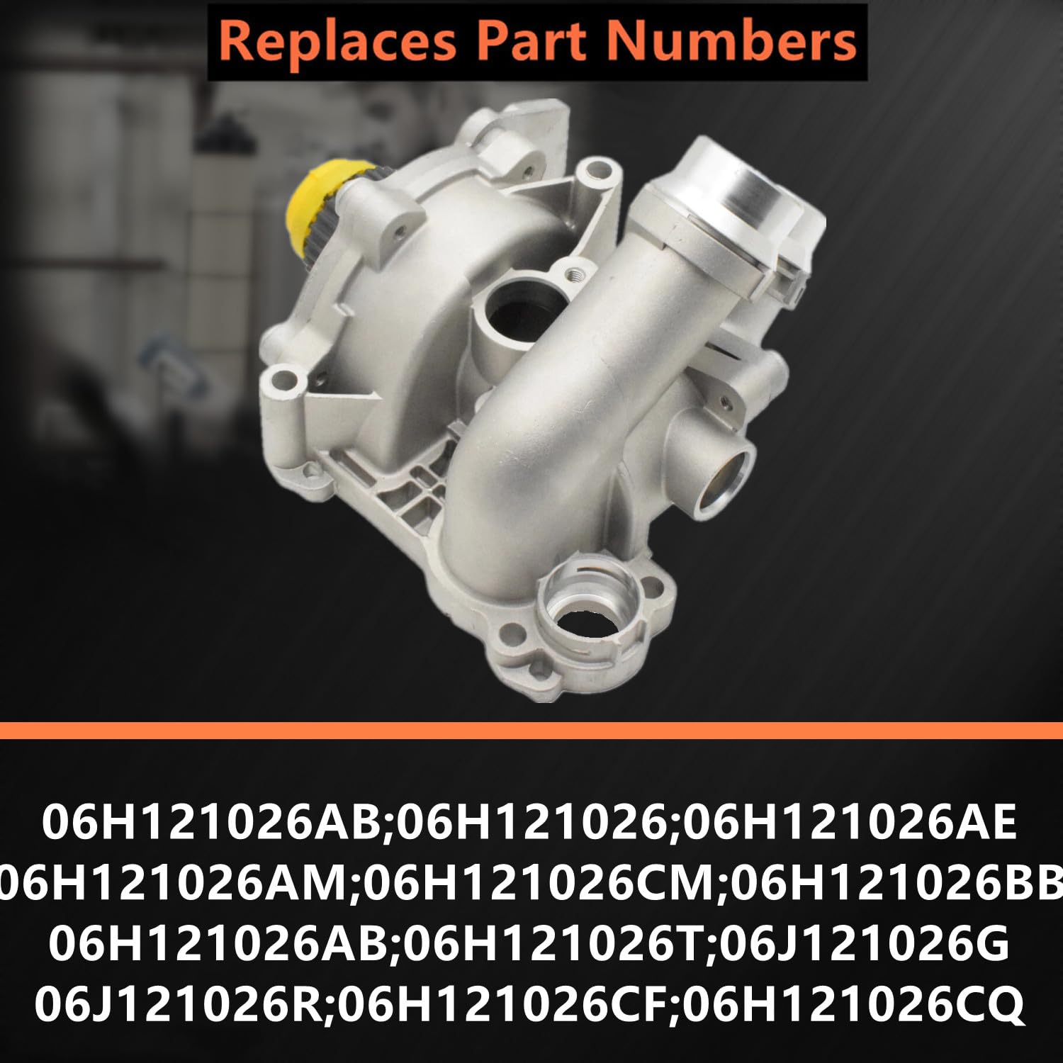 Bomba de Agua Refrigeración Juego de Reparación Con Junta compatible con VW Golf Jetta GLI GTI MK6 Passat B7 Tiguan CC Audi A3 A4 A5 Q3 Q5 06H121026AB 06H121026
