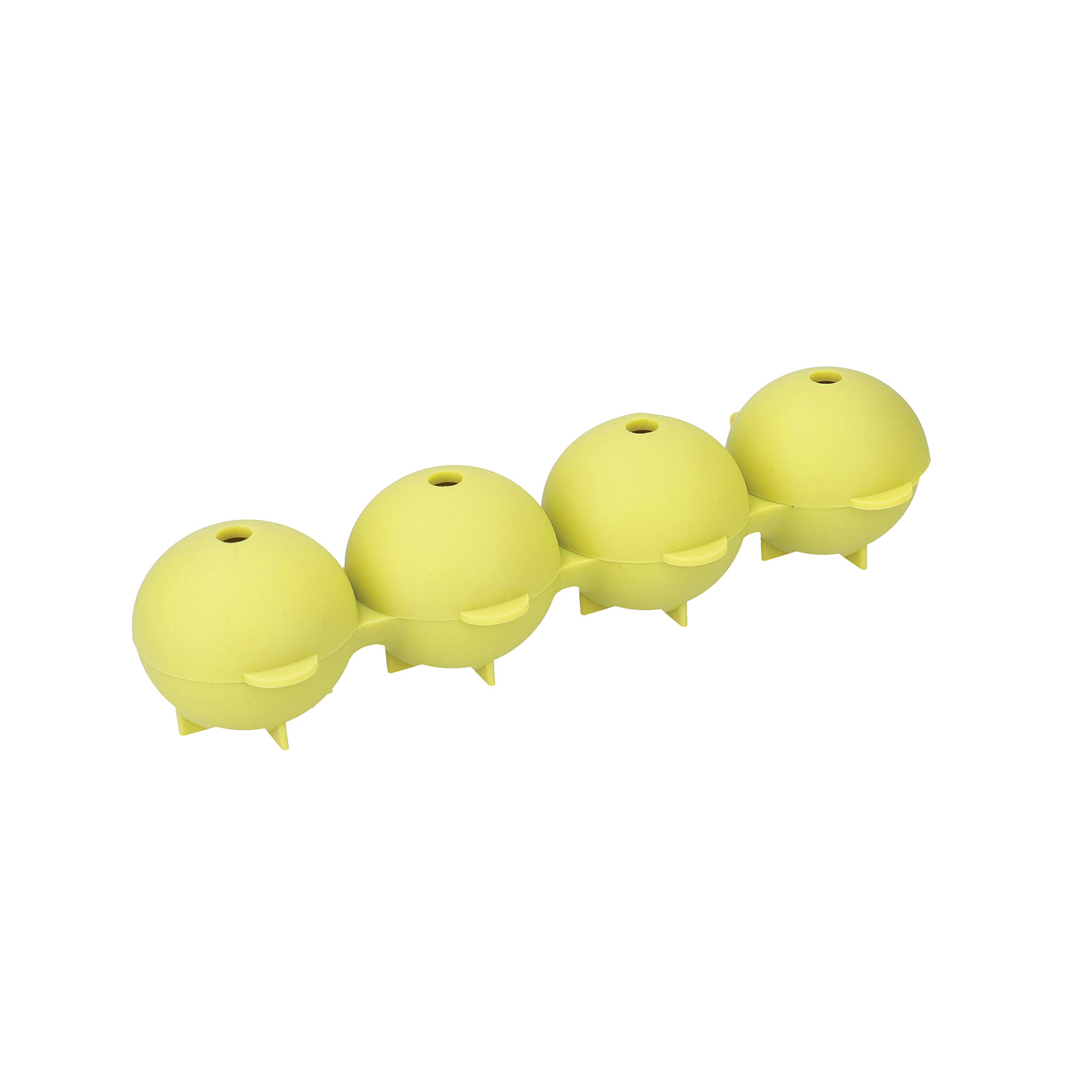 Colourworks Green Sphere Ice Cube Moulds In Gift Box, Lfgb-Grade Silicone - Silicone - Ice Making
