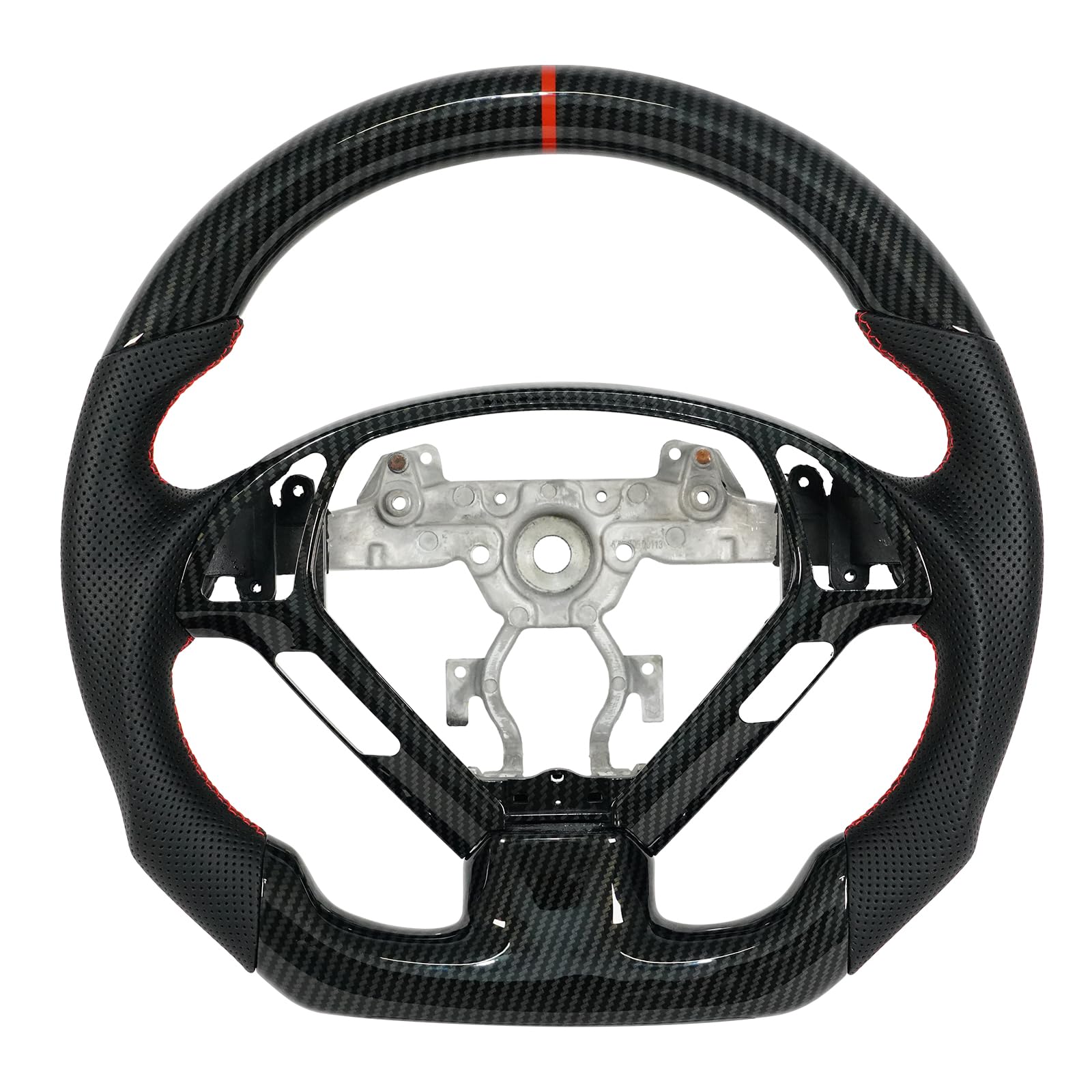 Hydro Dip Carbon Fiber Steering Wheel With Replacement Trim Fit for Infiniti G25 G35 G37 2007-2013 EX35 EX37 2008-2013 Automotive Car Steering Wheel