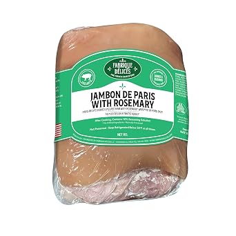 Fabrique Delices French Rosemary Jambon De Paris, Sous Vide Cooked, All-Natural, 6 lbs