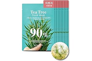 TEA TREE 90% Fresh Sheet Masks: Feel the Real Green