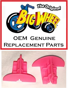 2 Dark Pink Wheel Inserts for 16" The Original Big Wheel, Original Replacement Parts