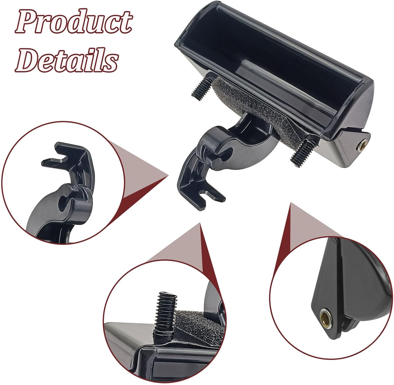 Rear Liftgate Handle Assembly Compatible with 2007-2013 Honda Fit 1.5L L4, Replacement Trunk Latch 74810-S6A-003 – Rear Hatch Handle & Tailgate Lock Compatible