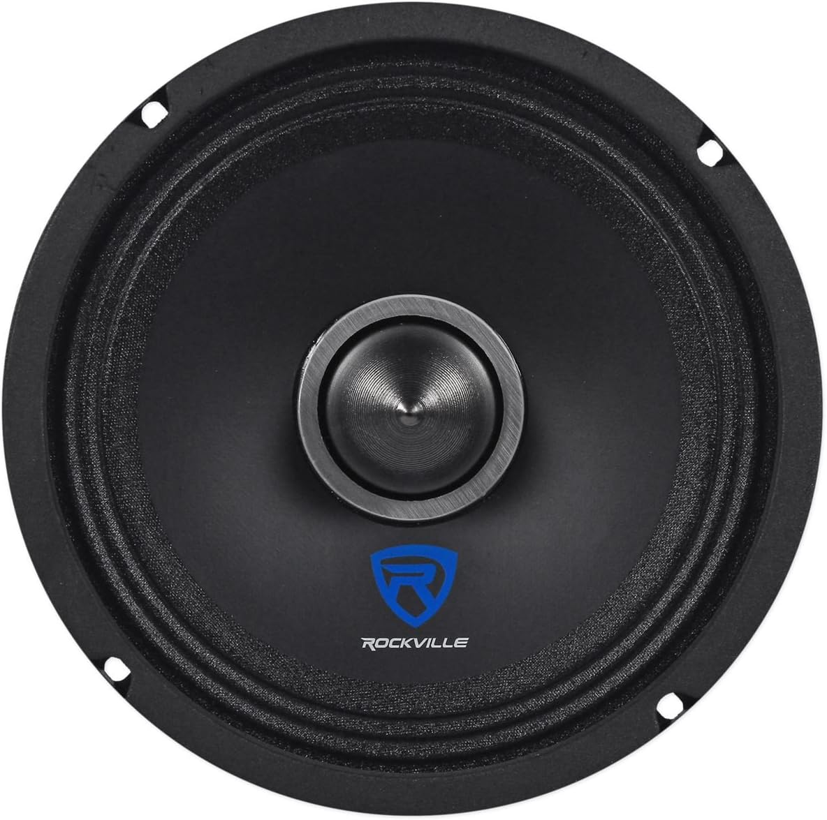 Rockville RXM64 6.5" Mid-Range Car Speaker, 150W Peak/75W RMS, 4 Ohm, CEA Compliant, Crossover, With Grille, Loud and Clear, Perfect for Car Audio