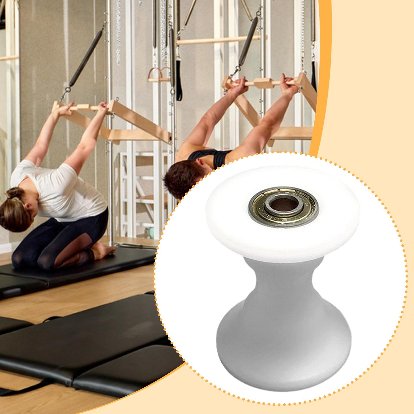 perfk Roulements de Roue de Rameur, Roulements de Poulie, Pièces Détachées pour équipement de Fitness Professionnel, Accessoires de Rechange pour Exercice d'entraînement