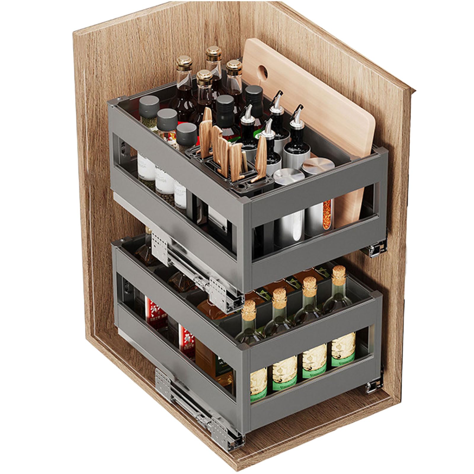 Organizador extraíble de especias para disfrutar de una cocina moderna y ordenada