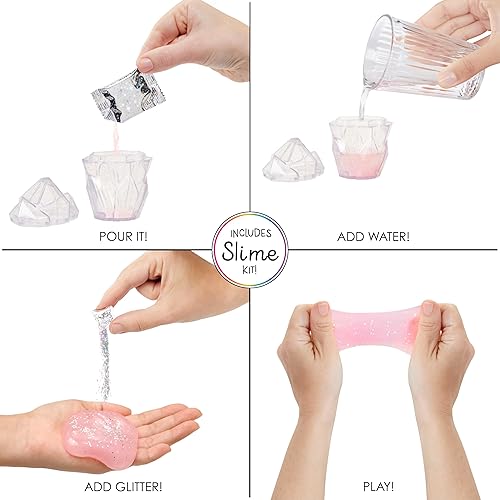 Miniatura 4 de Rainbow High Amaya, Rainbow con kit de slime y mascota, muñeca de moda brillante de 11 pulgadas con slime brillante, mascota mágica de Yeti,