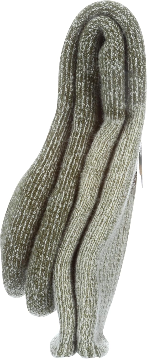 Maggie's Organic Merino Wool Killington Mountain Hiker Socks for Men & Women - One Pair Large Size Olive 10-13