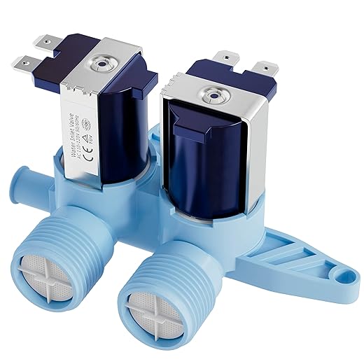 Ultra Durable WH13X10024 Washer Water Inlet Valve Replacement Part by Blue Stars – Exact Fit for GE & Hotpoint Washers – Replaces WH13X0086 PS1155105 AP3861119
