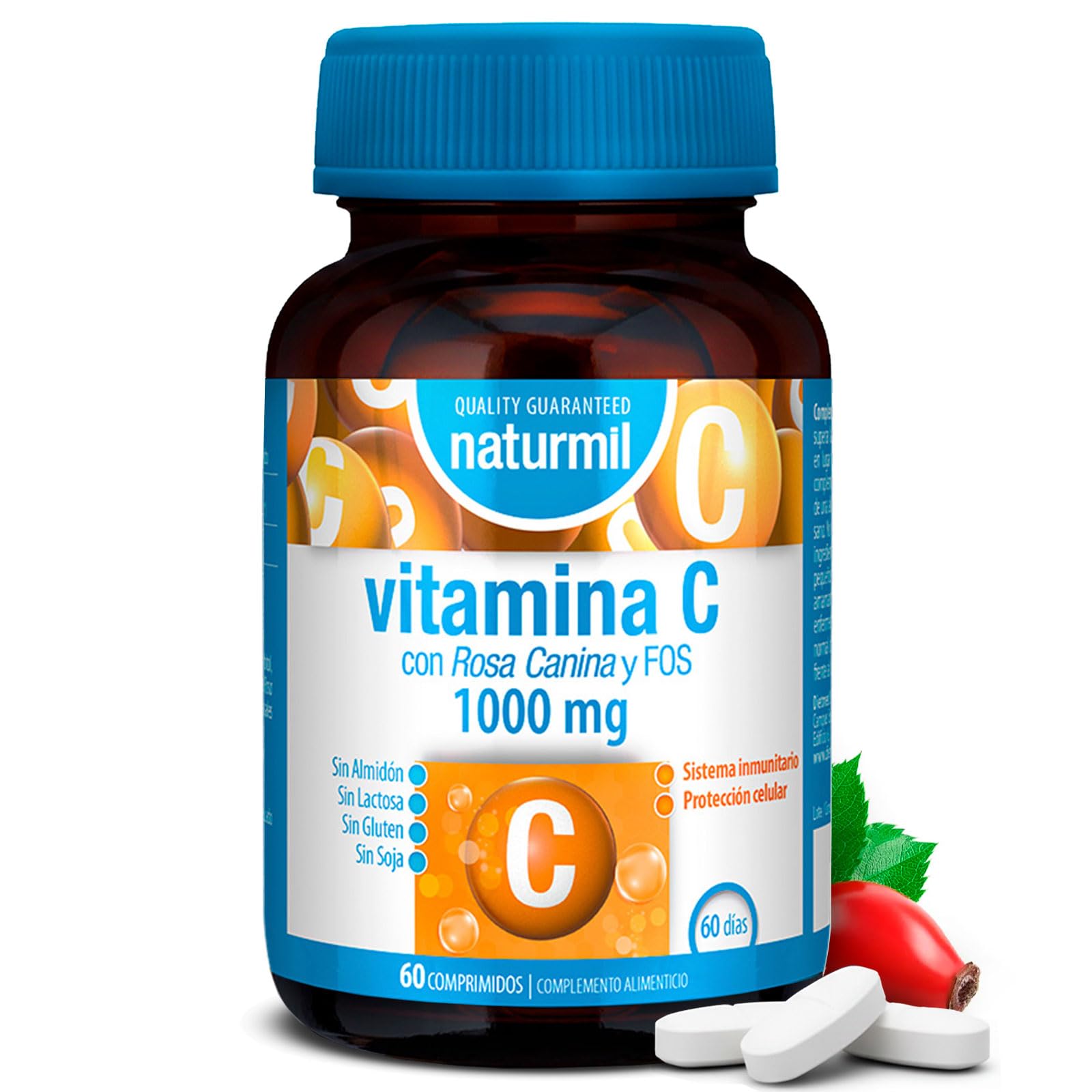 Naturmil Único Vitamina C Con Escaramujo 1000 Mg 60 Comp