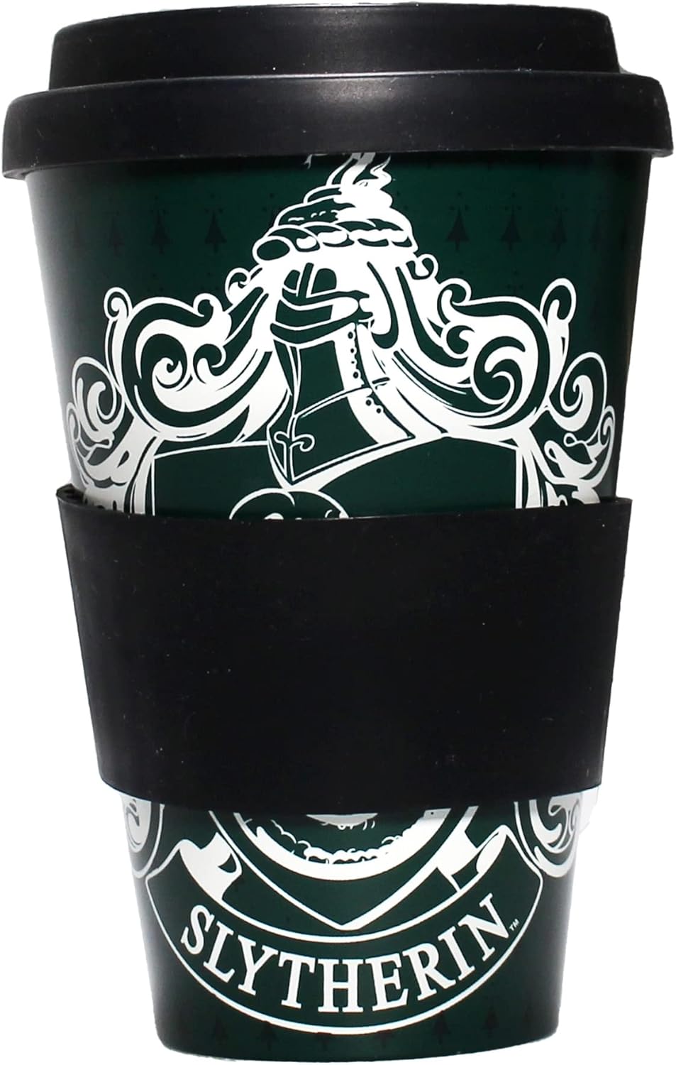 Harry Potter Travel Mug 400ml - Proud Slytherin - RPET - Coffee Cup Travel Mug - Reusable Cups for Hot Drinks - Eco Travel Mug