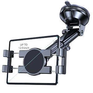 Tablet Holder for Car ipad Holder for Car Windshield Dash Suction Cup ipad Mount for Truck Stand 360