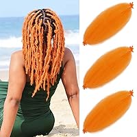Vista 64 de Extensiones de cabello afro rizado Ginger 12 pulgadas, trenzas Marley de cabello trenzado elástico 350, extensiones de cabello afro rizado y rizado