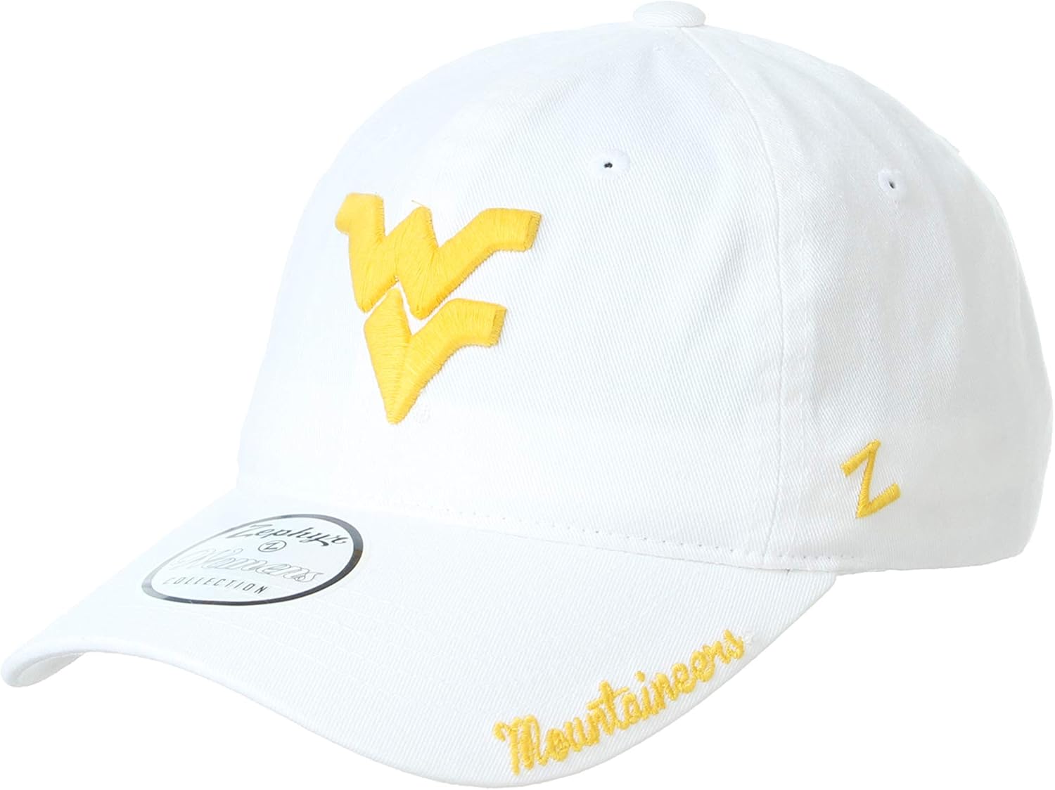 ZHATS NCAA Womens Adjustable Scholarship Hat Icon White