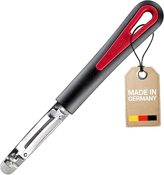 Westmark Swivel Peeler Pomfix Gallant ، 7.7 &times; 1.1 &times; 0.8 بوصة ، أسود / فضي / أحمر