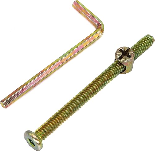 Miniatura 2 de cSeao Pernos de cuna de bebé, piezas de repuesto de accesorios para cuna, paquete de 12 pernos de casquillo de 14-20 pulgadas, tuercas de barril