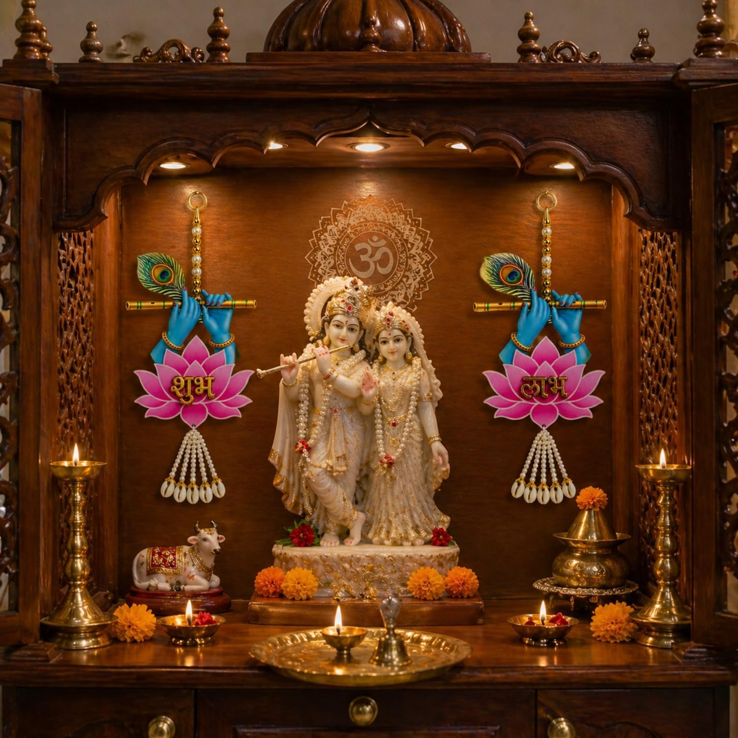 Shubh Labh Wall Hanging - Diwali Decor & Auspicious Gifts -4