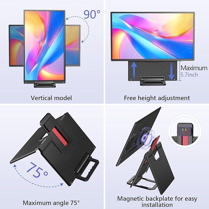 Monitor Extensor 23.8 2.5K QHD IPS 180Hz miniatura 3