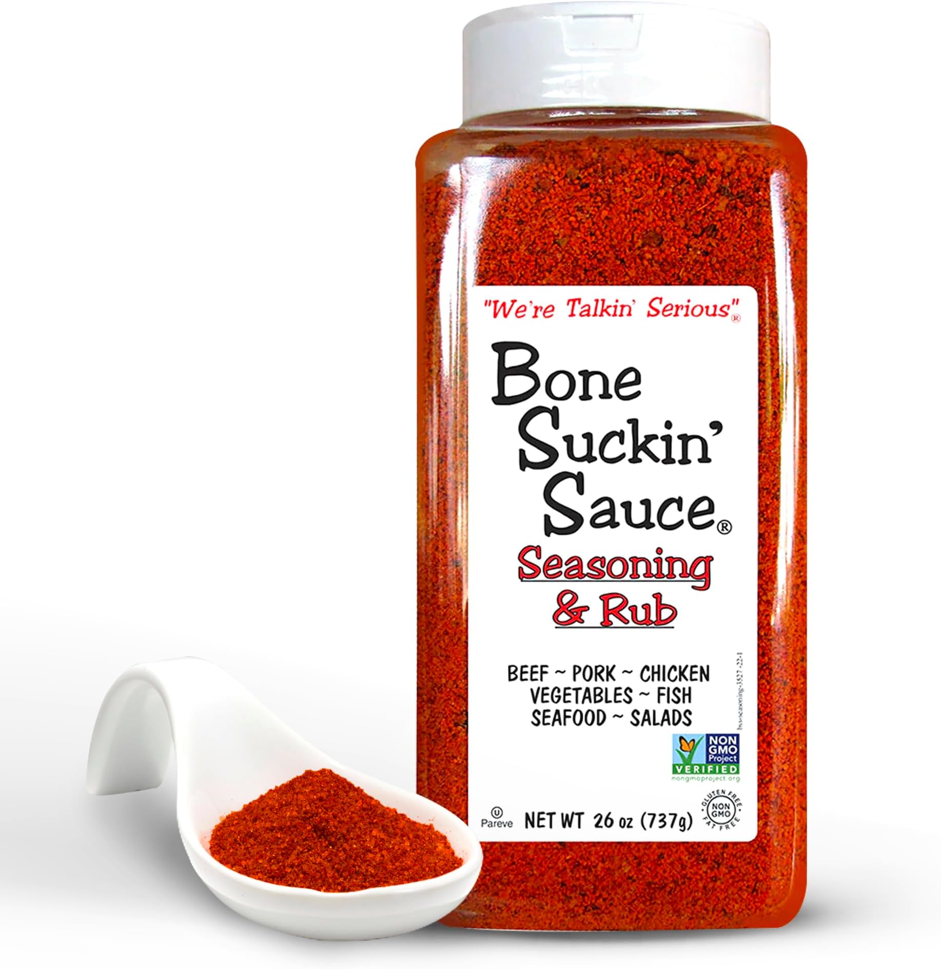 Sauce Bulk Seasoning & Rub - Brown Sugar, Garlic, Onion, Spices - Non-GMO, Gluten-Free, Fat-Free, Kosher, Pareve, No MSG (1 Pack, Original)