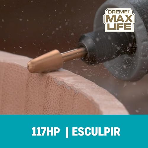 Miniatura 4 de Dremel 117HP Max Life 14" (6.4mm) Broca de tallado rotativa de alto rendimiento, paquete de 2