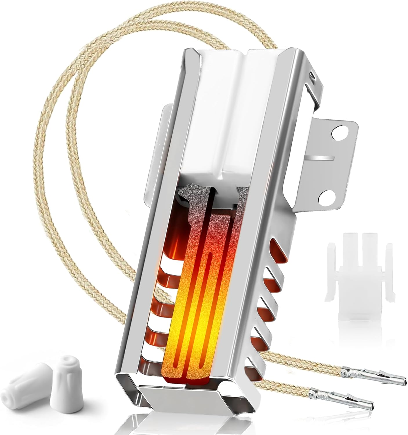 WB13K21 xl44 Gas Oven Igniter Replacement Fit for G-E xl44 Sam-sung Hot-point Ken-more Gas Range, Universal Oven Igniter Replaces DG94-00520A IG9998 WB13T10045 WB13K10026 Norton 501a by Fetechmate