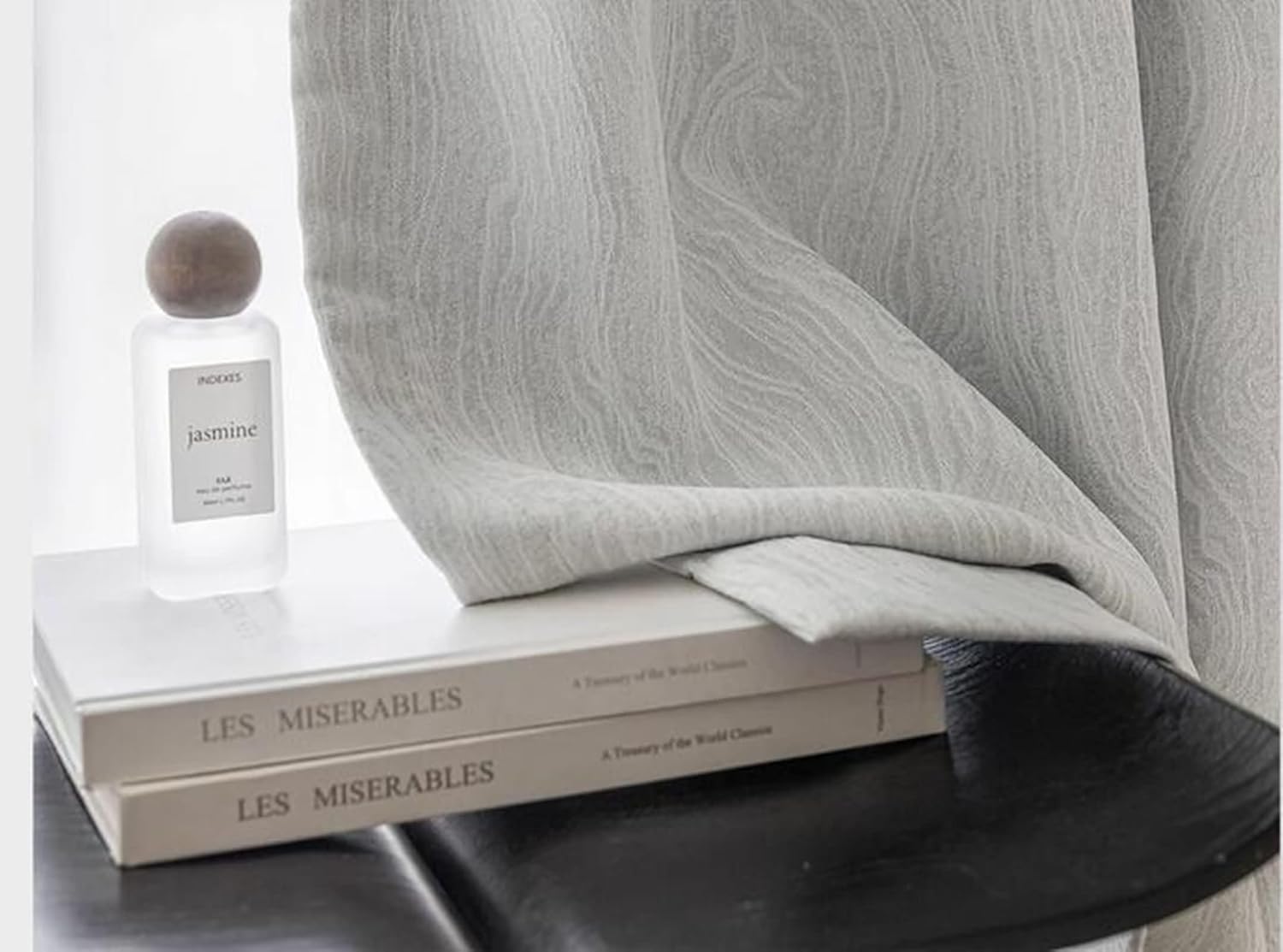 Bedroom Curtains Blackout 2 Piece,2 x 34W x 84H inch,Light Grey Window Curtains Balcony Solid Color Curtain for Kitchen for Grommets