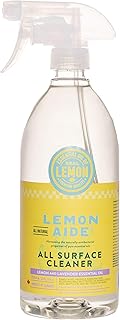 LEMON AIDE - all Natural Multi Surface Cleaner, Made with Essential Oils Of 7 Lemons, Lemon Lavender 750 milliliter