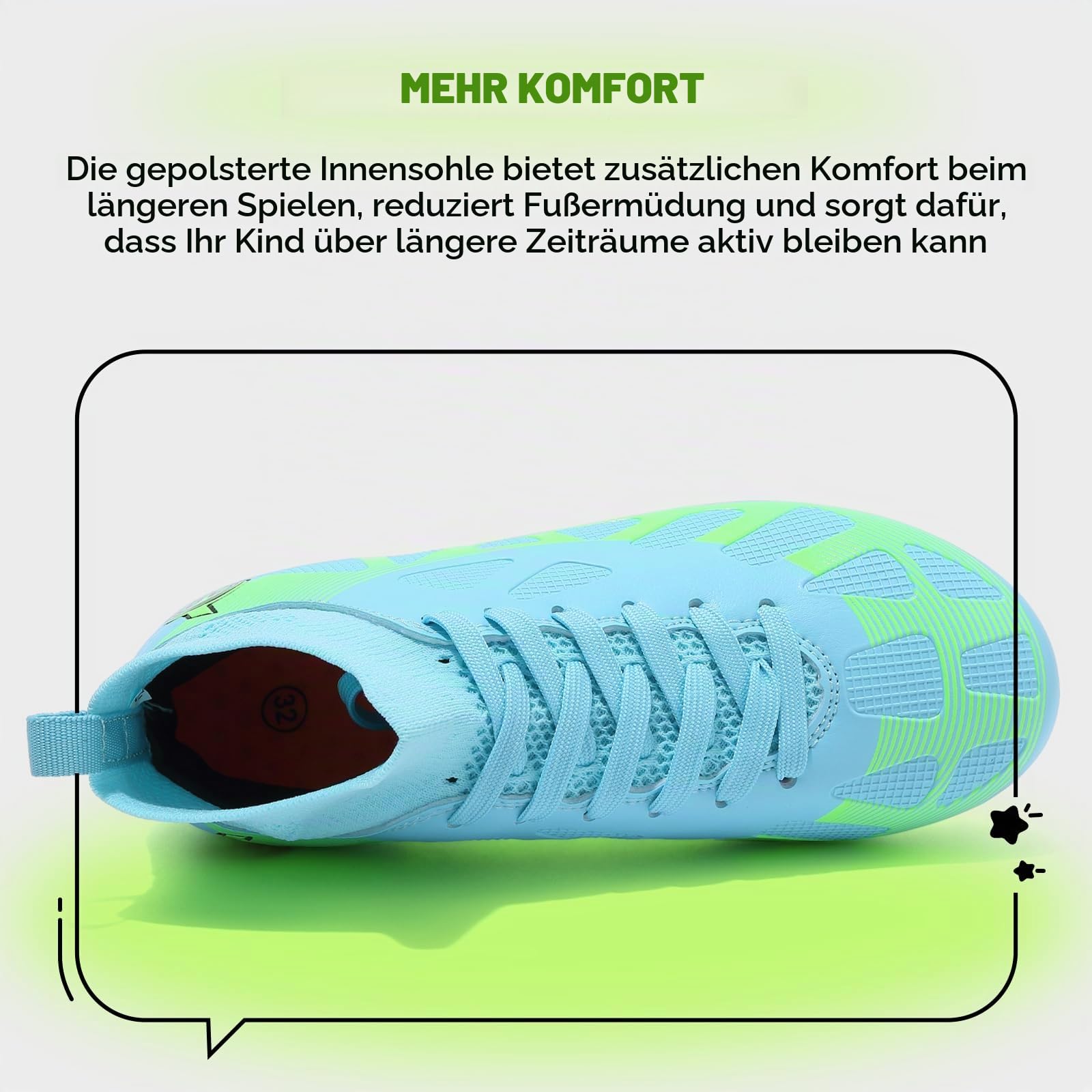 Fußballschuhe Kinder Jungen Mädchen Sportliche Outdoor Fußballschuhe