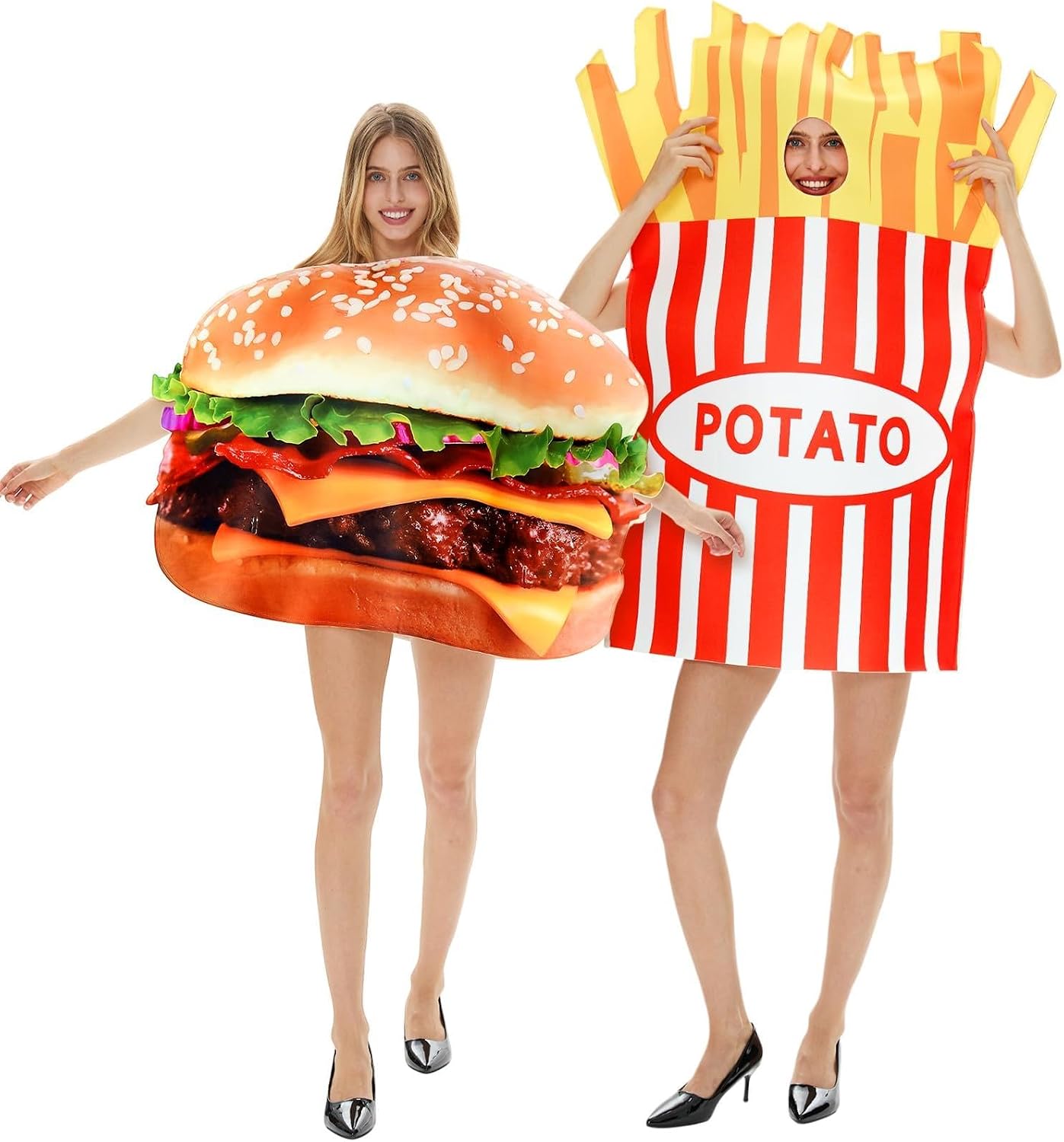 Hercicy 2 Pcs Halloween Couples Costumes for Adults