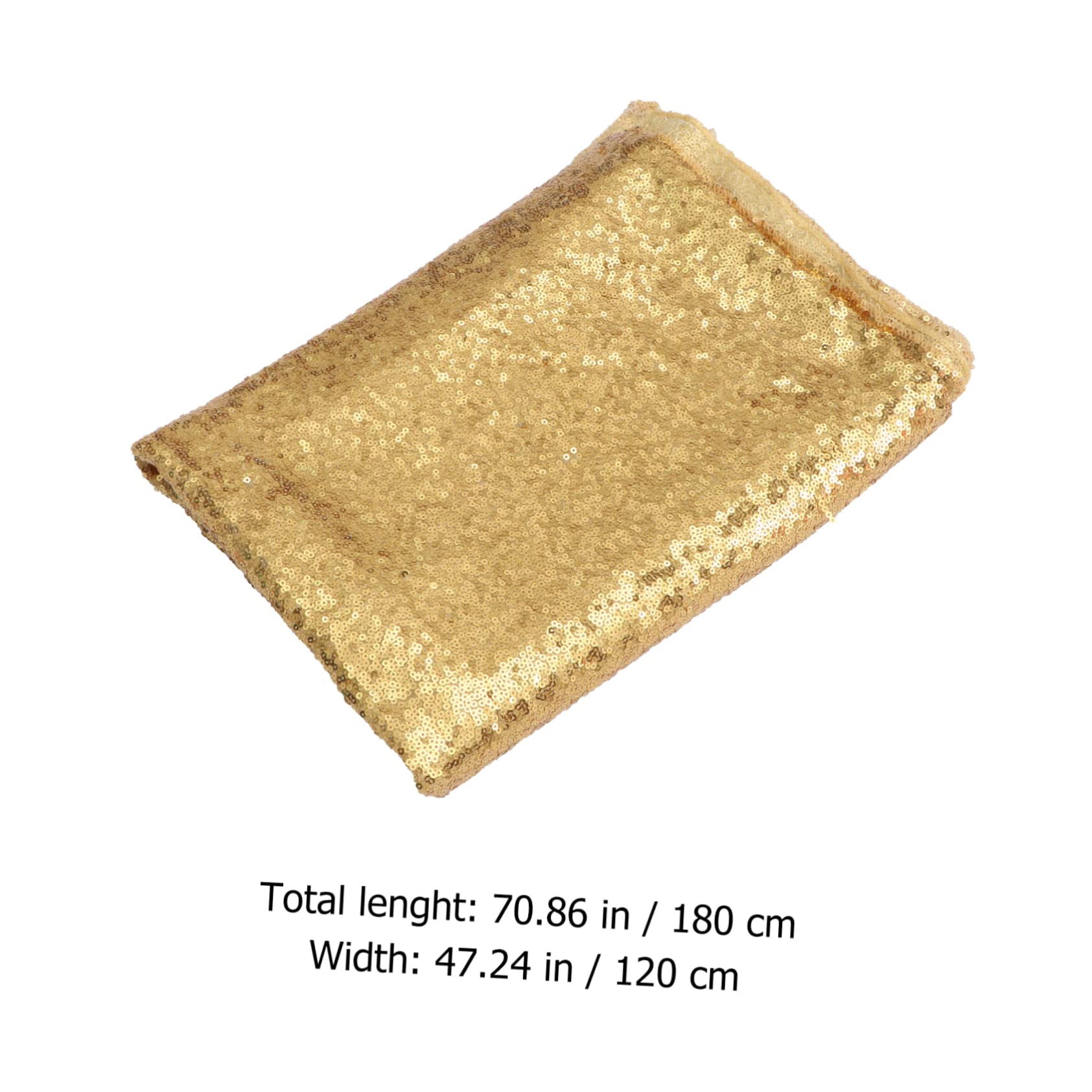 8m Fond Tissu Doré à Paillettes Scintillantes Rideau Doré pour Mariage Nouvel an Noël et Fêtes Dimensions