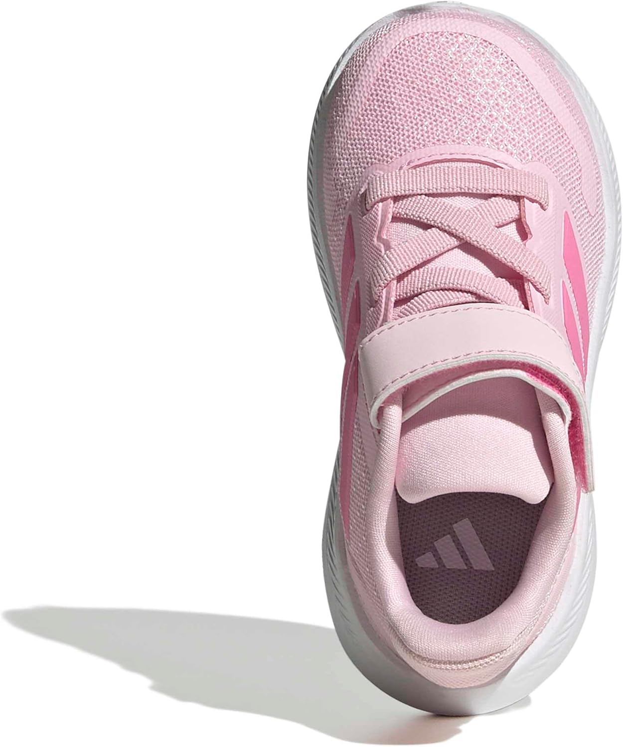 adidas Baby Run Falcon 5 Elastic Lace & Strap Shoe