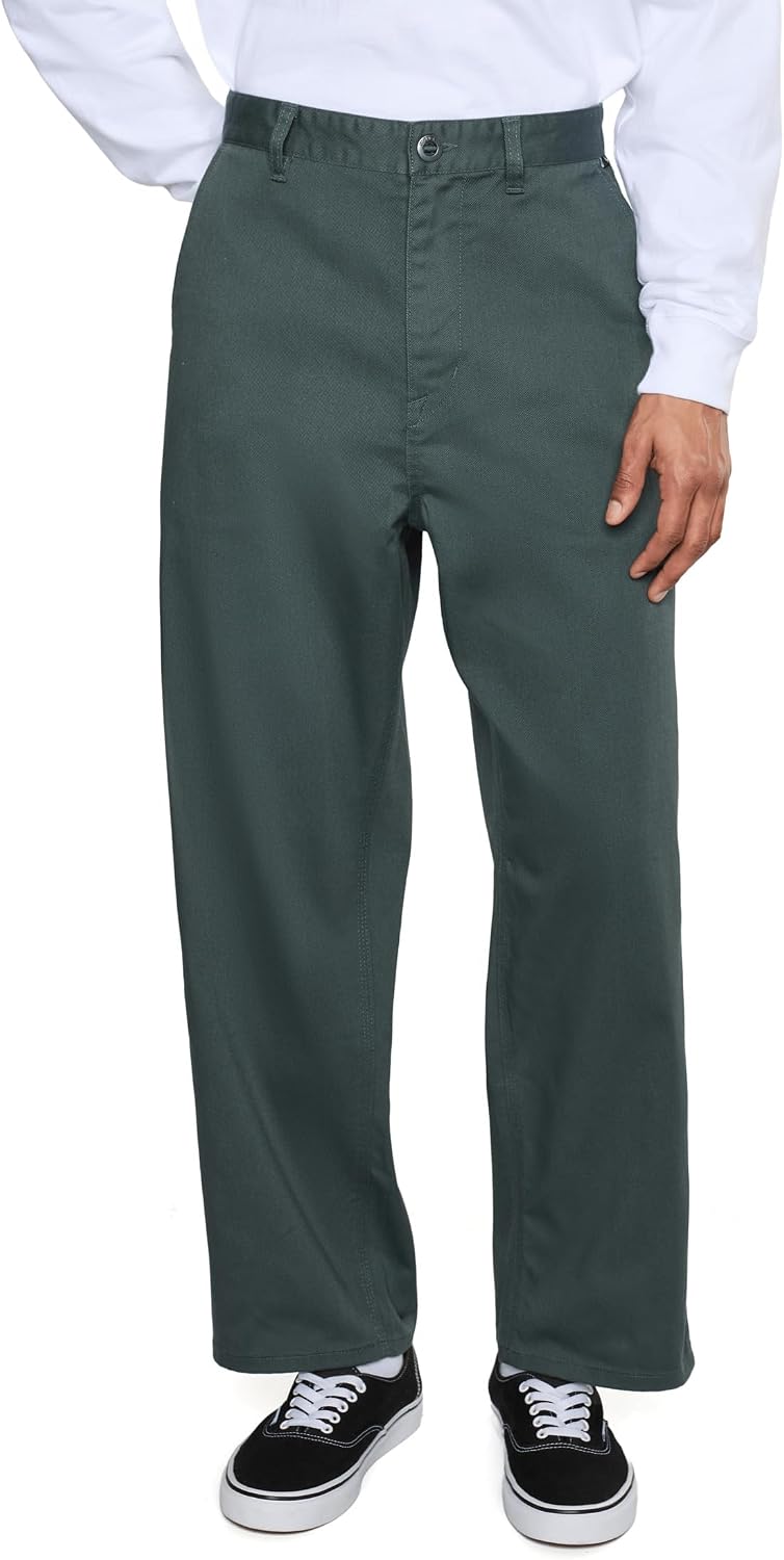 Volcom Men's Loose Fit5 Pocket Pants, All Day Comfort for Everyday Wear