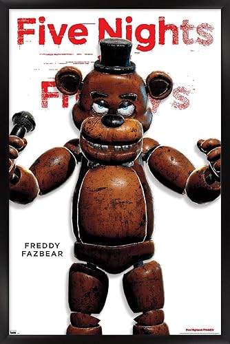 Miniatura 1 de Trends International Five Nights at Freddy's - Póster de pared de la serie Freddy, 14.72 x 22.37 pulgadas, versión enmarcada en negro