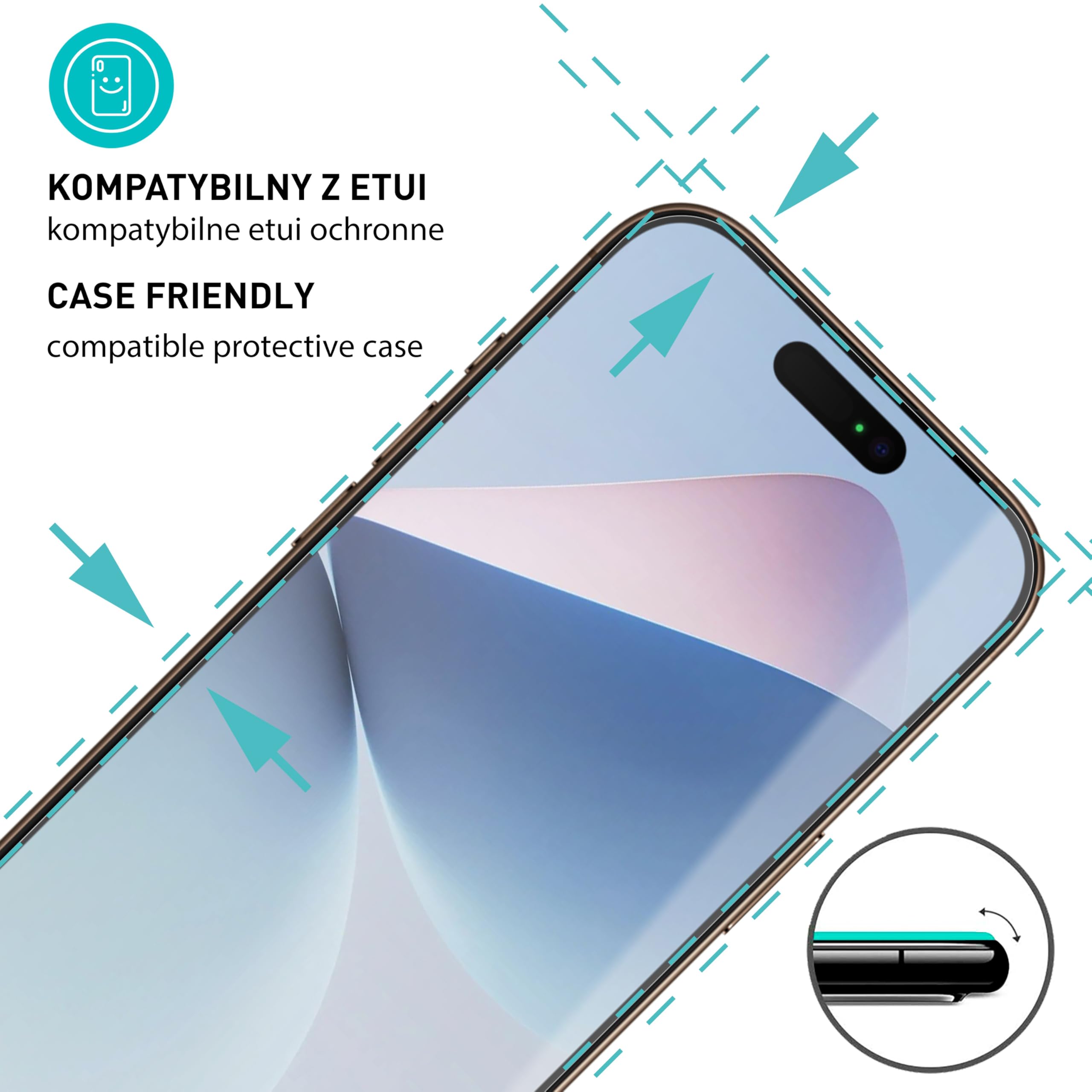 smartect Szkło Hartowane 3 Sztuki dla iPhone 17 | Szklana Ochrona Ekranu HD Anti-Zarysowania, 0.3 mm Ultra-przezroczyste, Twardość 9H, Odporne na Uderzenia, Bez Pęcherzyków