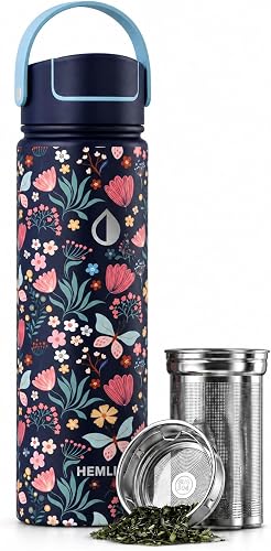 Hemli 22oz Ceramic Lined Tea Infuser Tumbler